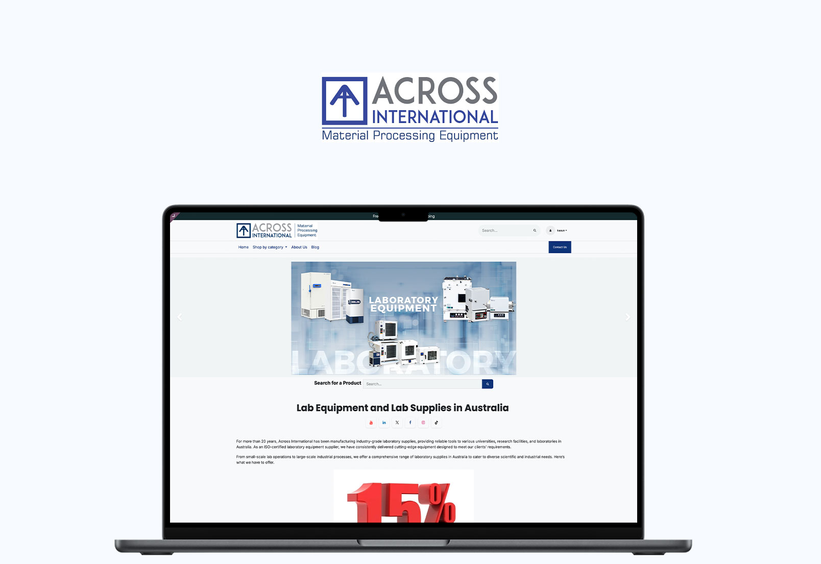 Across